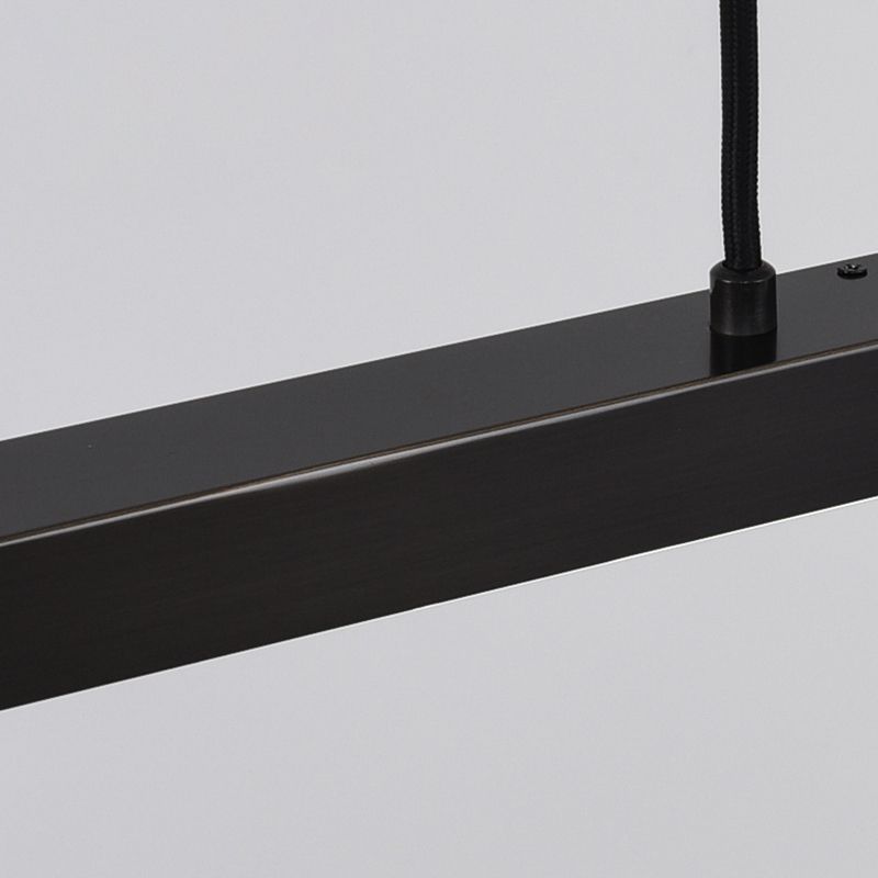 Lampada dell'isola a ciondolo lineare Lampada dell'isola lampadario di illuminazione moderna