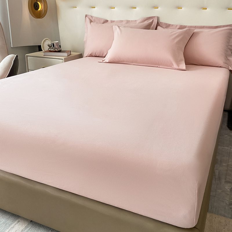 Modern Soild Fitted Sheet Cotton Elegand Bed Sheet Set for Bedroom