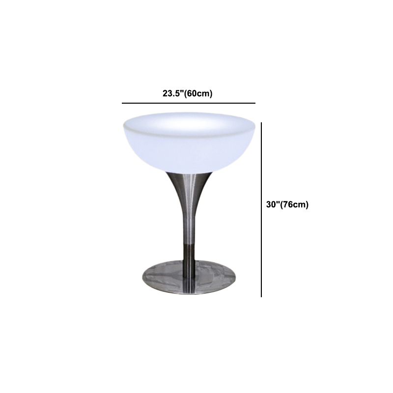 Polyethylene Round Table Industrial Style Restaurant Nightclub Lighting Bar Table