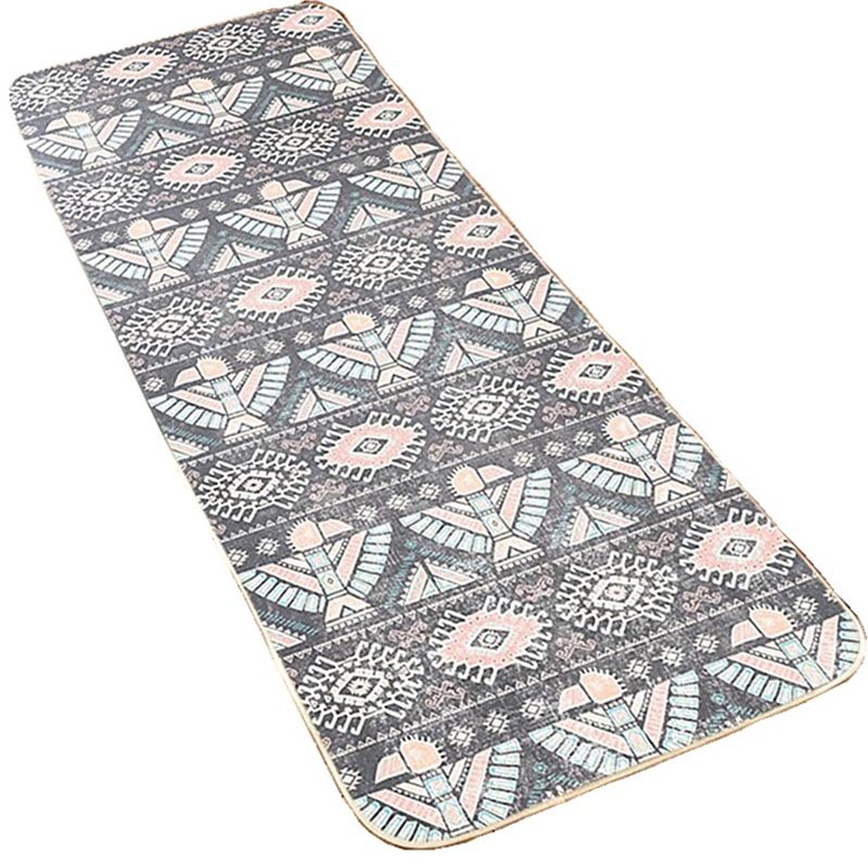 Tapis marocain multican Polyster Tapis à imprimé géométrique Machine de soins Easy Care Machine Wasable Rapis pour décoration pour décor