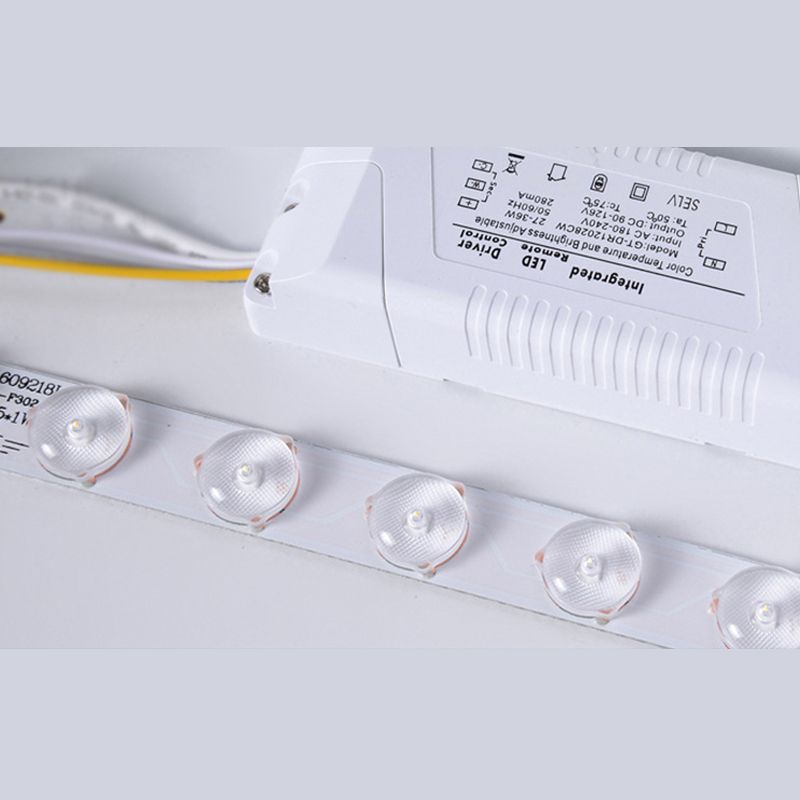 Hedendaagse Geometrische Flush Mount Light Metal 1 Light Led Flush Light