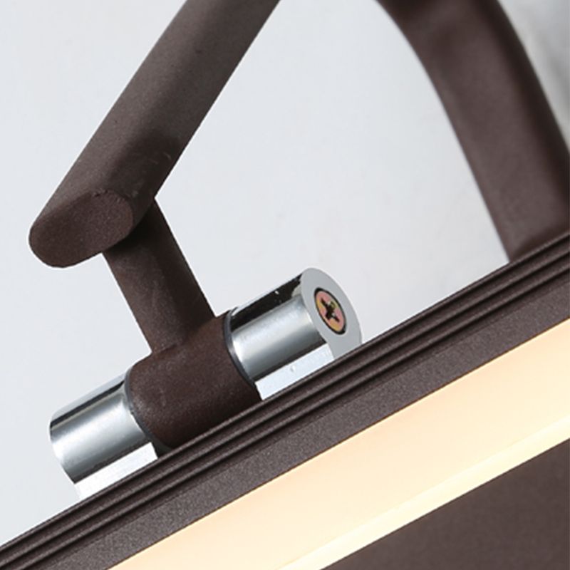 Accensione a parete a forma lineare Metal in stile moderno 1 lampada scontata per bagno