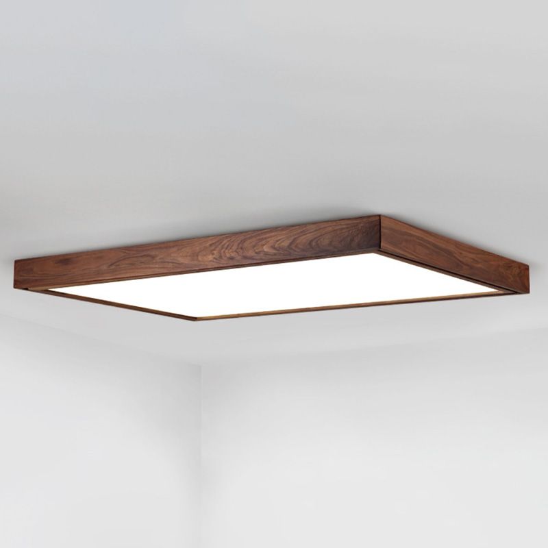 Lámpara de techo empotrada LED cuadrada minimalista contemporánea para sala de estar