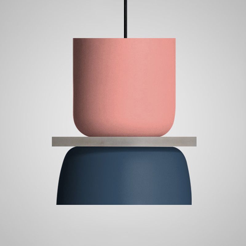 Bowl Shape Metal Hanging Pendant Light Nordic Style Ceiling Pendant Light