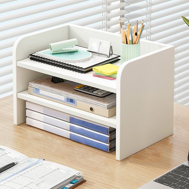 Contemporary Bookcase Closed Back Shelf Bookcase for Study Room