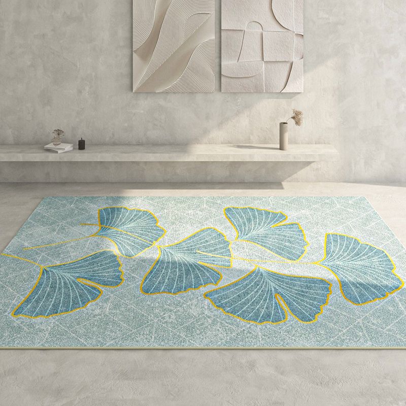 Beige moderne binnenvleed tapijten polyester vlinderdapperig wasbaar vloerkleed voor woningdecoratie