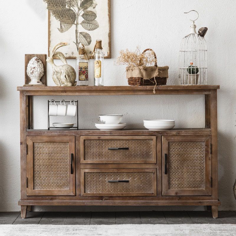 American Traditional Storage Chest Distressed Wood Storage Chest