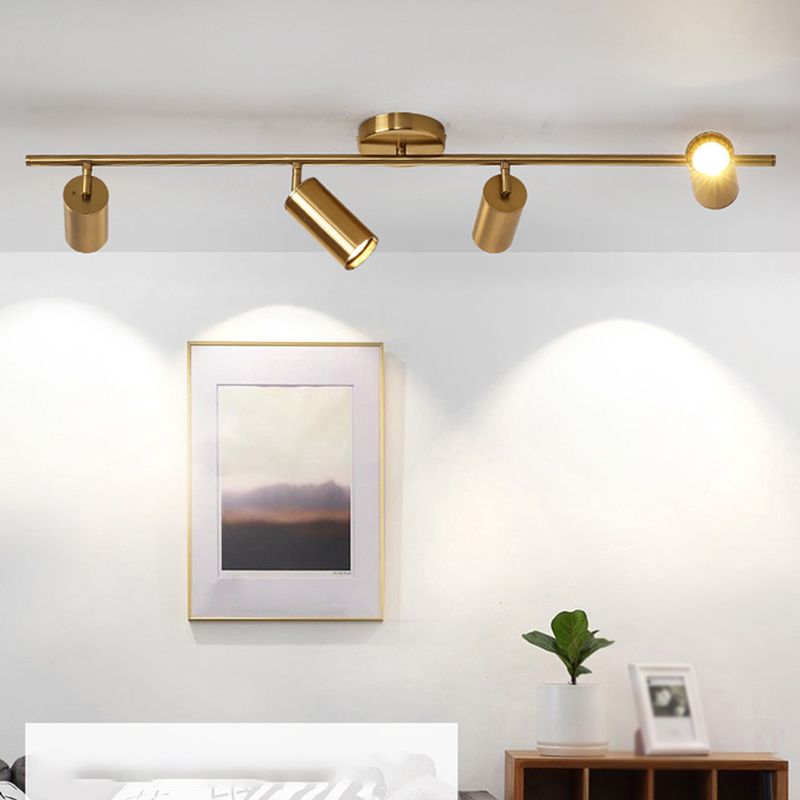 Lámpara de techo de riel de forma cilíndrica de forma cilíndrica Monte de aluminio moderno para centro comercial