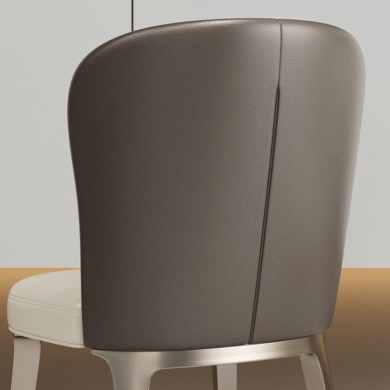 Contemporary Kitchen Dining Side Chair Upholstered Armless Chair
