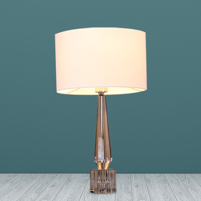 1 lampe de table de nuit ombragée de tête