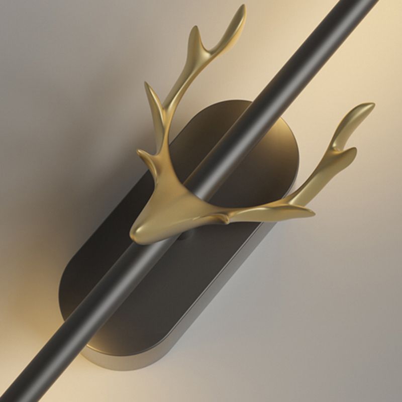 Lineare Wandlampe Aluminium Einfacher Stil LED LED LIGHT WALL SCHLAFT für Wohnzimmer