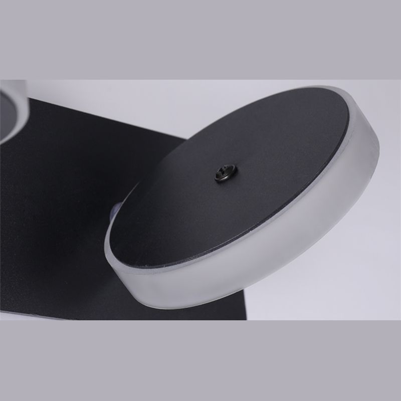 Multi Light Black Vanity Light Modern Style Waterproof Mirror Light for Bathroom