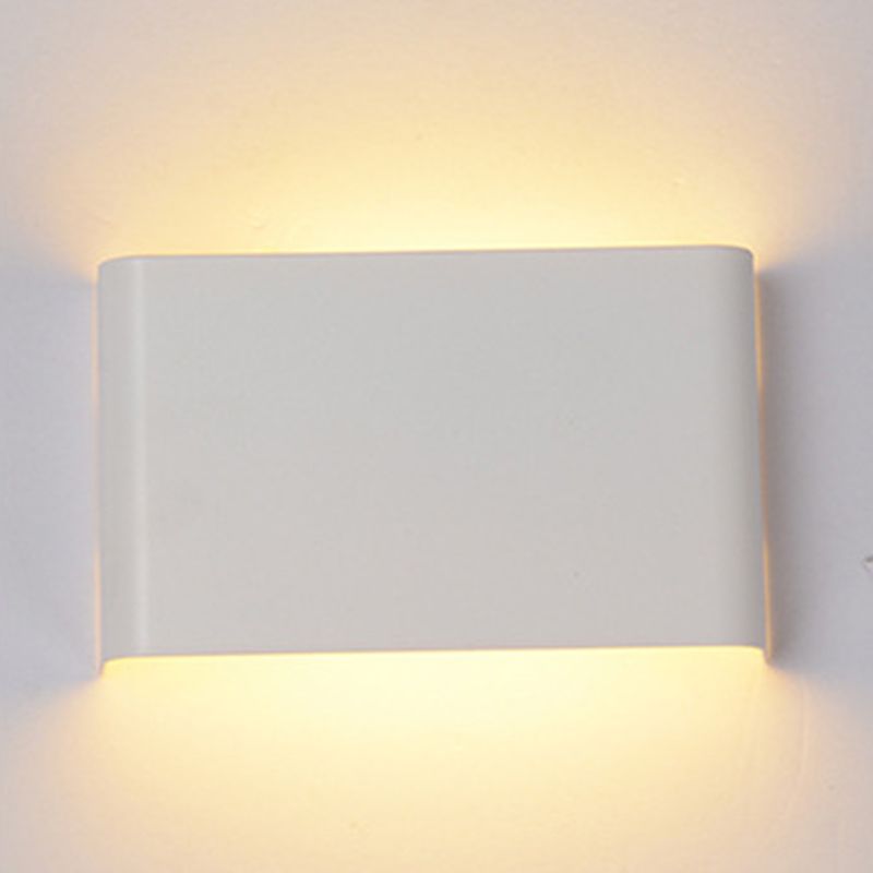Accesorios de iluminación de la pared rectángulo Iluminación de pared del hogar minimalista