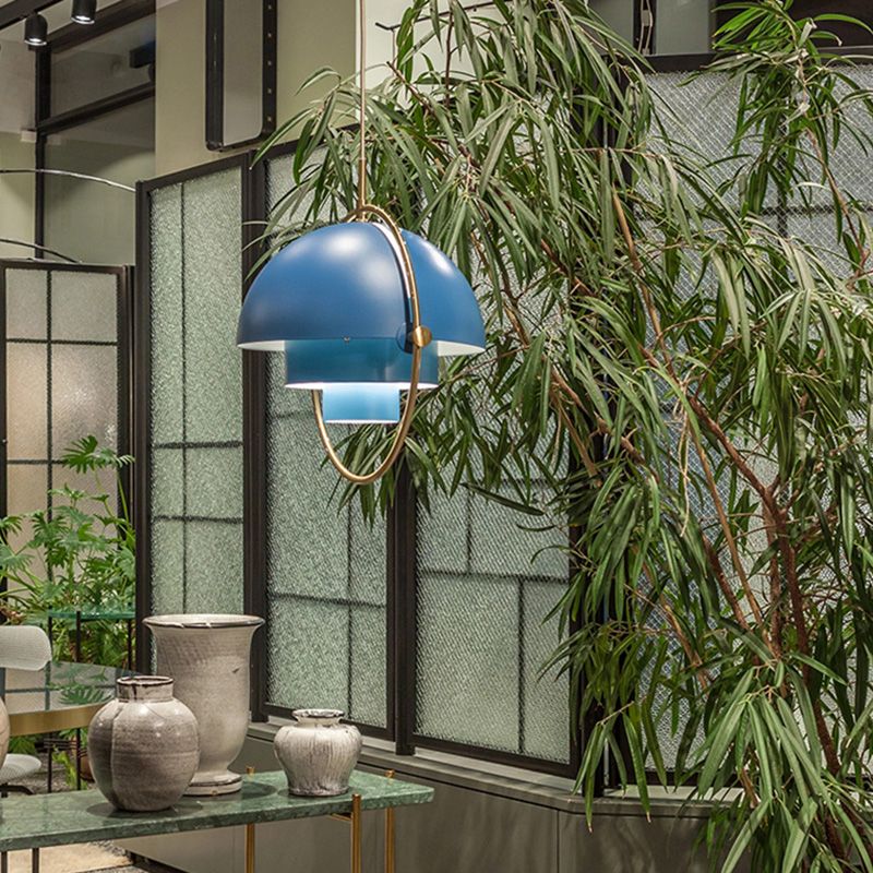 Metal Mobile Shade Hanging Ceiling Light Modern Pendant Light Fixture for Dinning Room