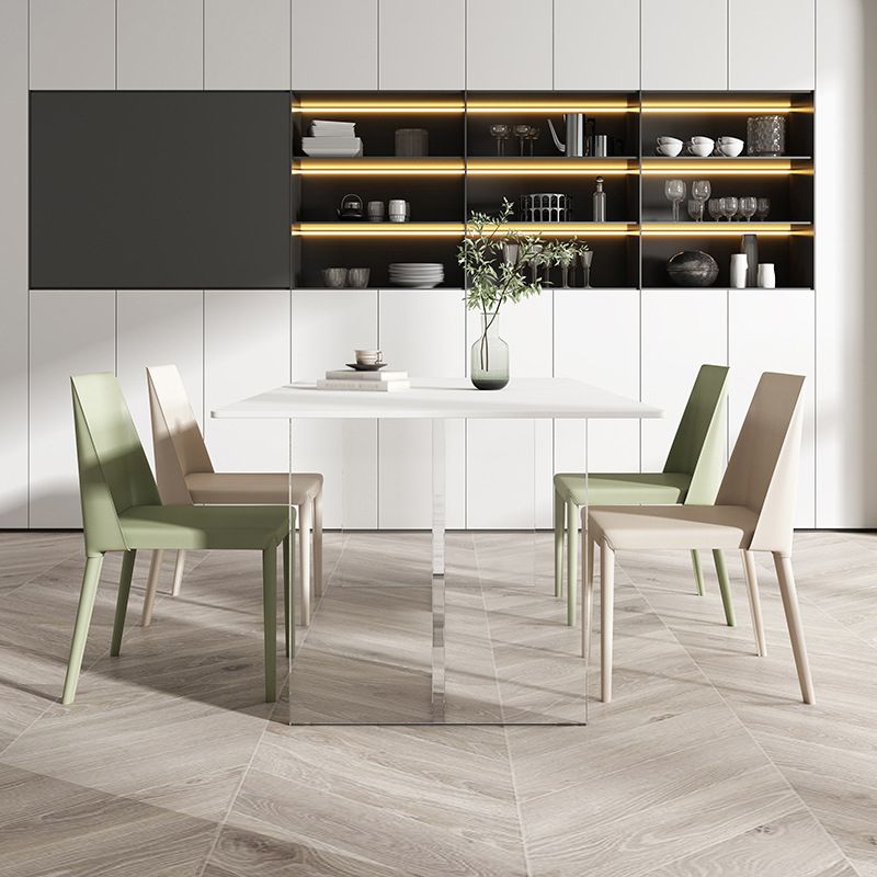 Modern Dining Set Stone 1/2/7 Pieces Dining Furniture for Home