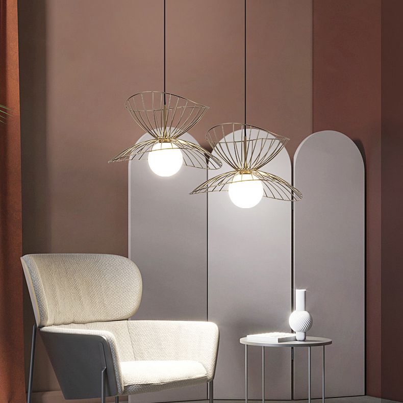 Iron Iron Contemporary sospeso a sospensione Light 1 ciondolo a 1 luce per sala da pranzo