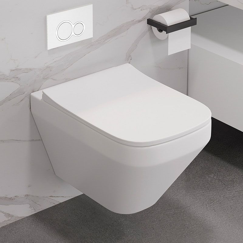 Wall-mounted Toilet Household Concealed Tank In-Wall Small Apartment with Toilet Seat