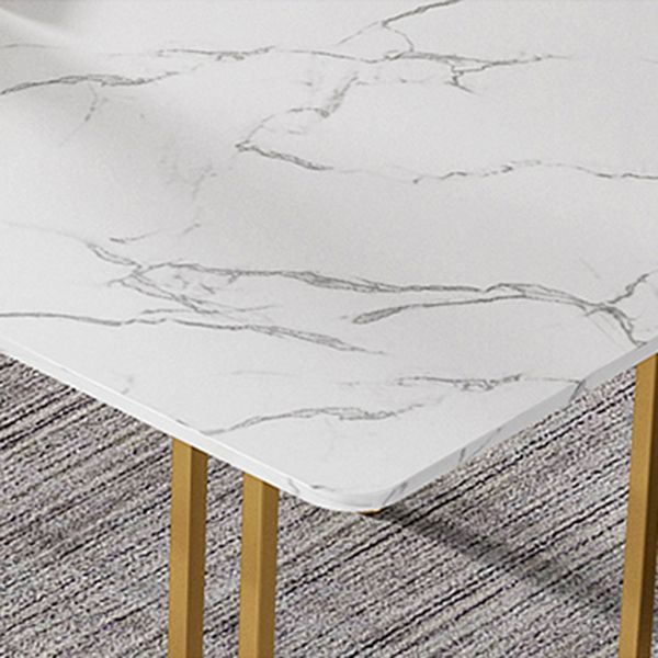 Sintered Stone Dining Table Traditional Luxury Sled Base Dining Table