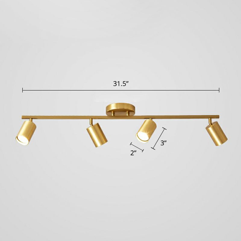 Spotlight Minimalistic LED LED AFFILE LIGHT LAGGIO TUBOLARE LAGGIO CON OMBIETTO METALLO