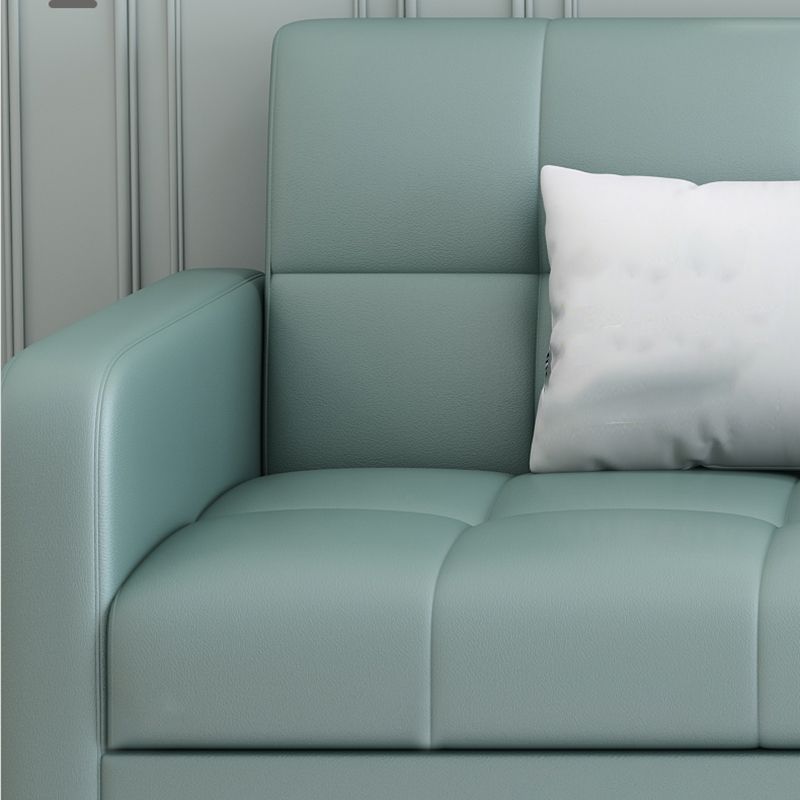 Fabric Square Arm Sectional Sofa 31.5"High Modern Tufted Split-Back Sofa with Storage