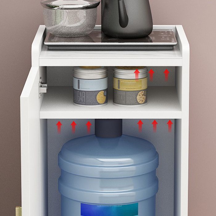 Matte Finish Home Sideboard Glam Indoor Dining Server with Cabinet