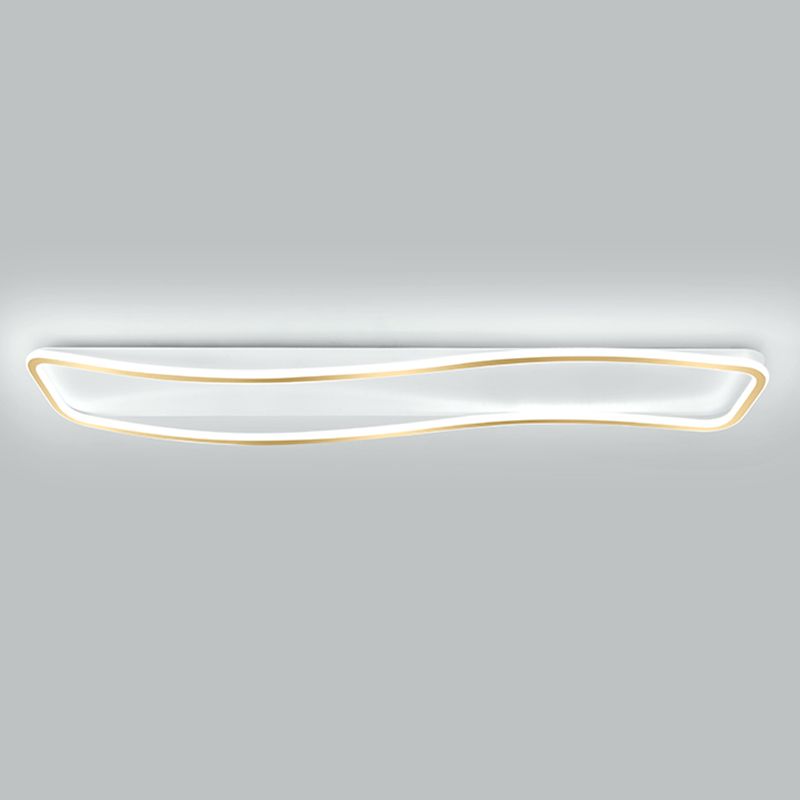 Modern Linear Ceiling Light Simple LED Ceiling Mount Lamp for Living Room Bedroom