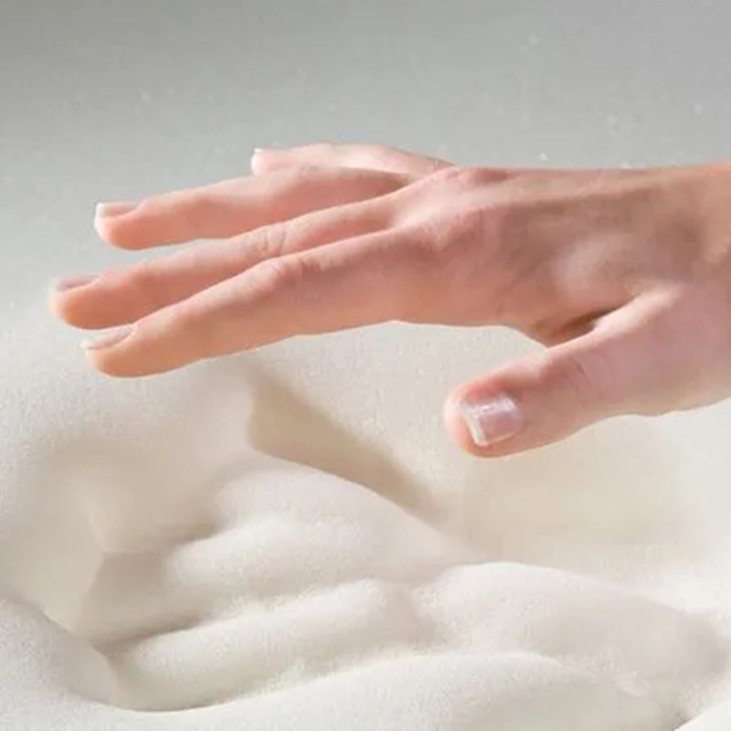 Metal Panel Bed Glam 51" Tall Standard Bed with Upholstered Headboard