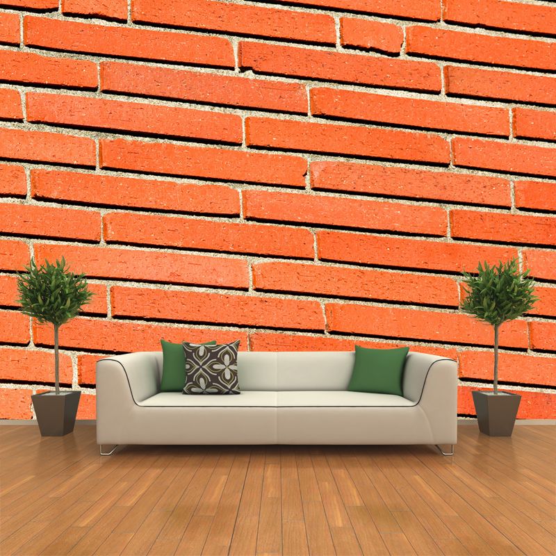 Industrial Style Brick Wall Mural Wallpaper for Theme Restaurant, Personalized Size