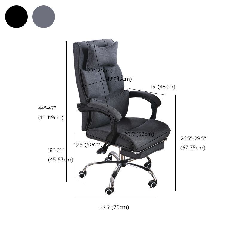 Modern Slide Chair Padded Arms No Distressing Ergonomic Chair with Wheels