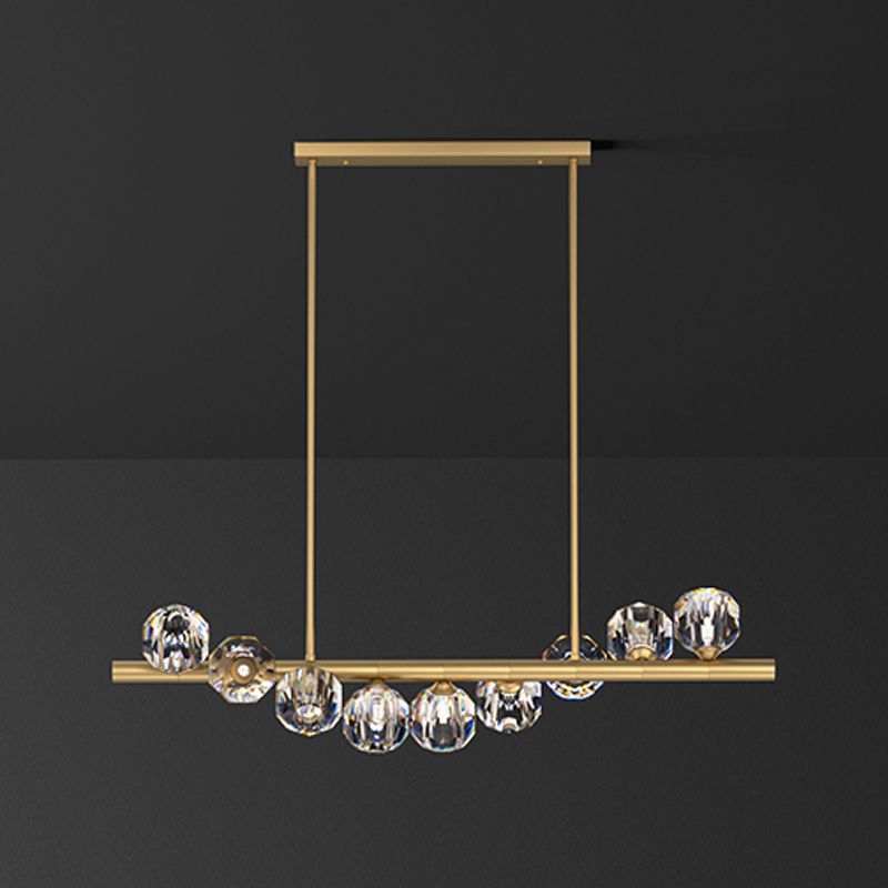 Metall Linear Island Light Contemporary Anhänger Beleuchtung für Kücheninsel