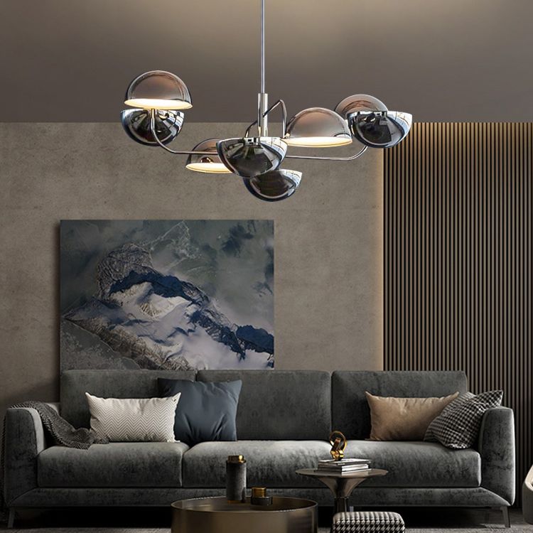 8 têtes Postmodern Chandelier Plafond Plafond Pendant pour le salon salle à manger