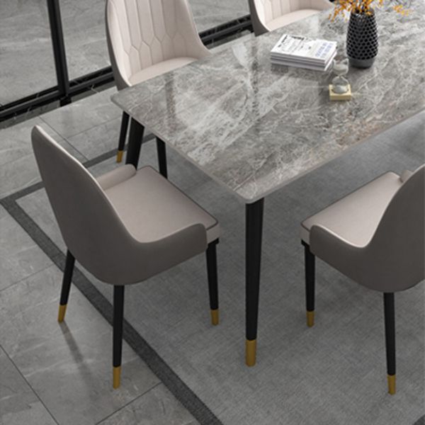 Glam 1/5/6/7 Pieces Dining Set Rectangular Dining Room Table Set