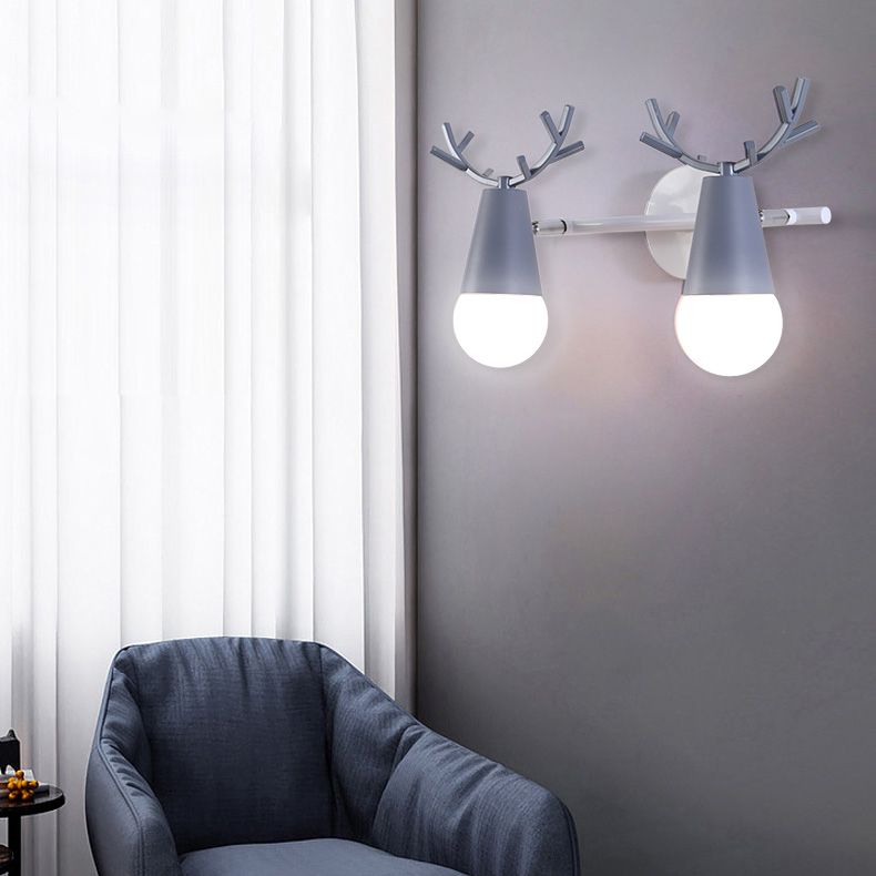 Multi Light Unique Wall Sconce Modern Style Metal Wall Lighting for Bedroom