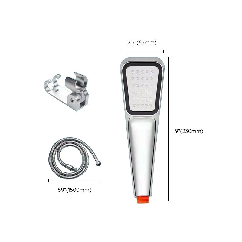 Plastic Wall-mounted Shower Head Modern Bathroom Handheld Shower Head