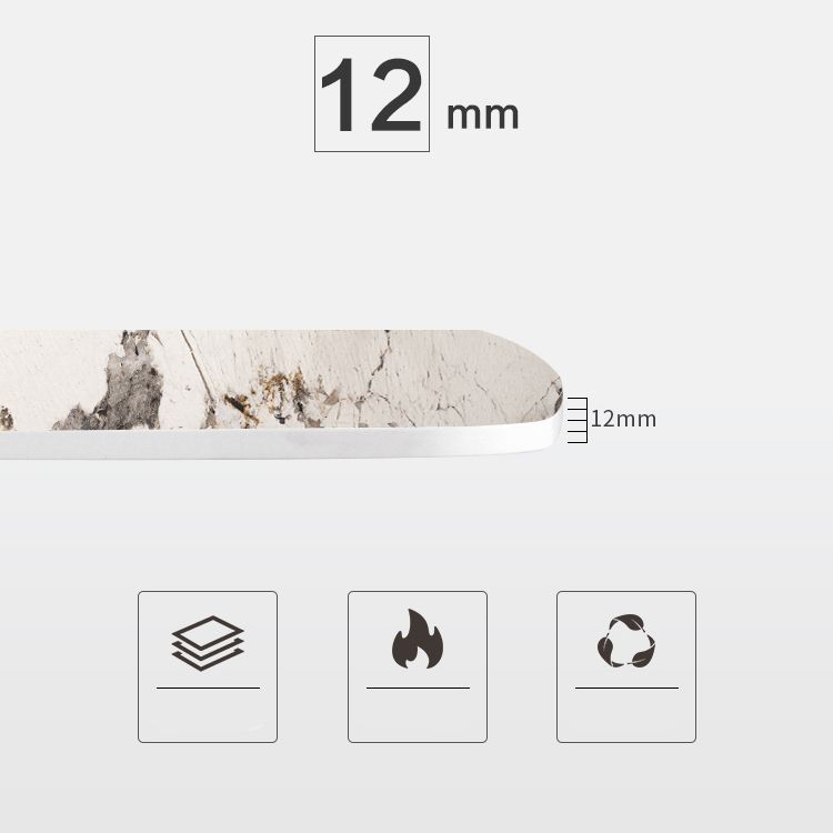 Sintered Stone Top Dining Table Luxury Rectangle Gold Base Home Table