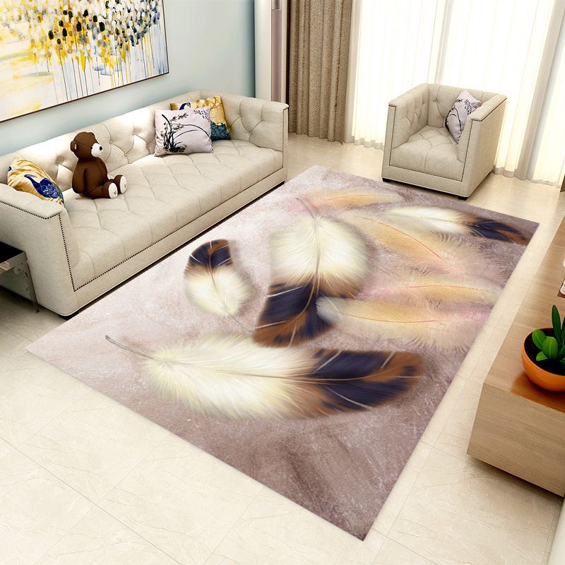 Speciaal veelkleurig 3D geometrisch tapijt Polyester Scandinavisch tapijt Antislip achterkant Huisdiervriendelijk Machinewasbaar tapijt voor woondecoratie