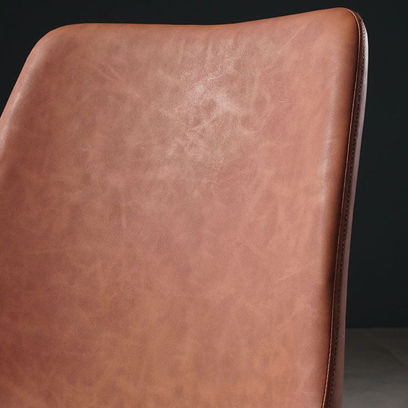Chaises de style contemporain pour manger des chaises latérales sans bras avec des jambes en métal pour la cuisine