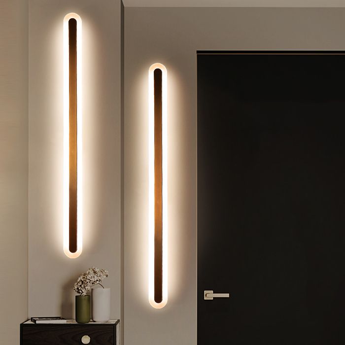 Metall Lineare Form Wandlicht moderner Stil 1-Licht-Wandmontageleuchte