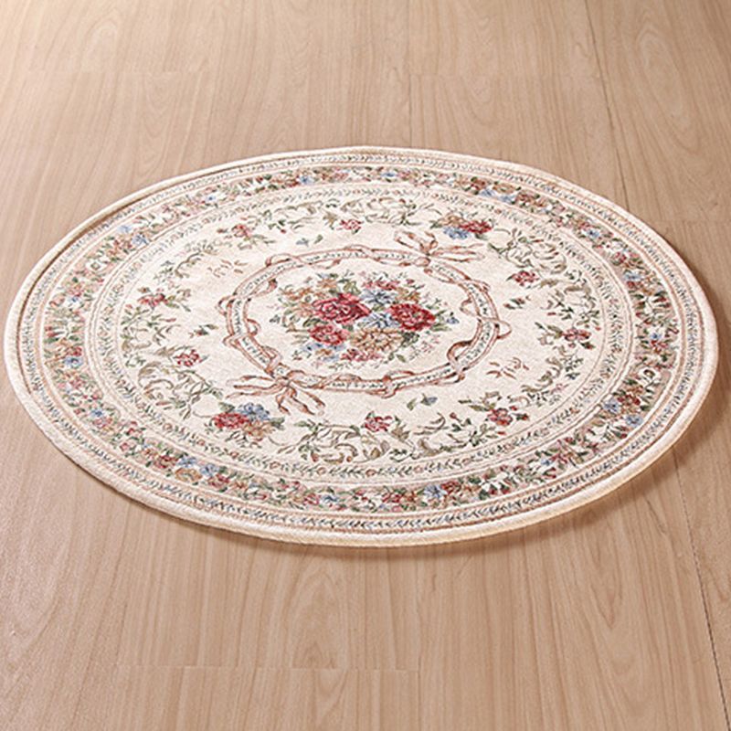 Olden Multi Color Victoria Rug Polypropylene Floral Rug Anti-Slip Backing Stain Resistant Pet Friendly Carpet for Bedroom
