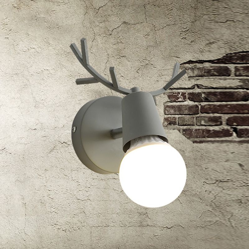 Macarons modernos de pared de metal únicos Luz de pared de 1 luces