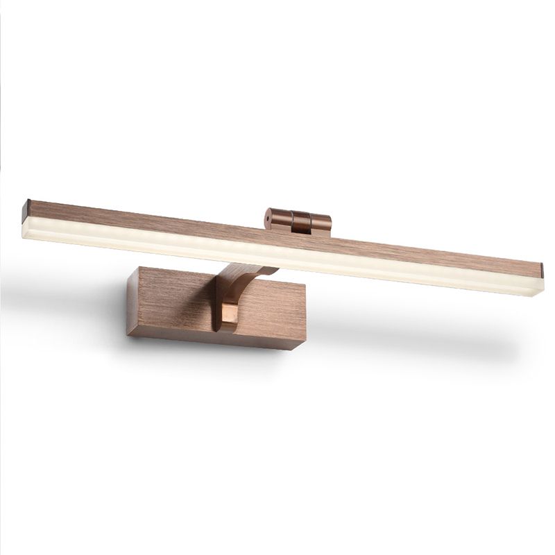 Lampada per pareti di vanità a LED lineare in alluminio Lampada per foto alimentabile minimalista