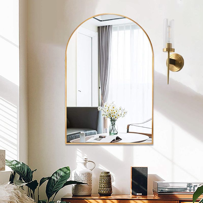 American Style Vanity Light Cylinder Shape Vanity Lamp with Glass Shade for Shower Room