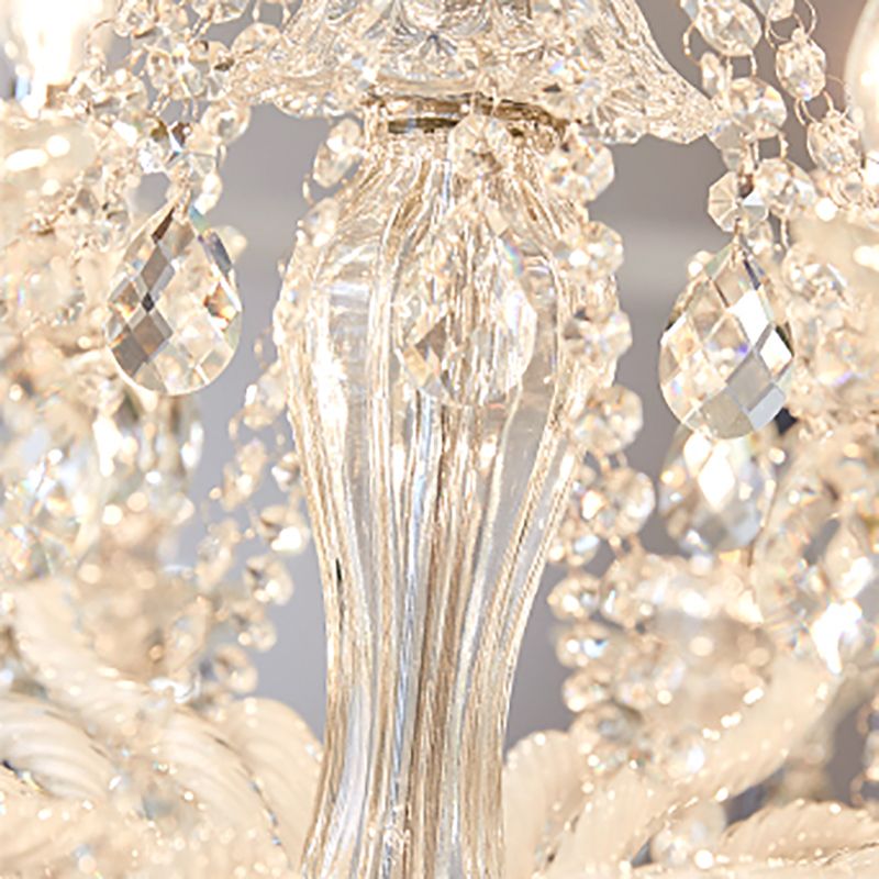 American Style Chandelier Crystal Multi Light Hanging Light for Bedroom