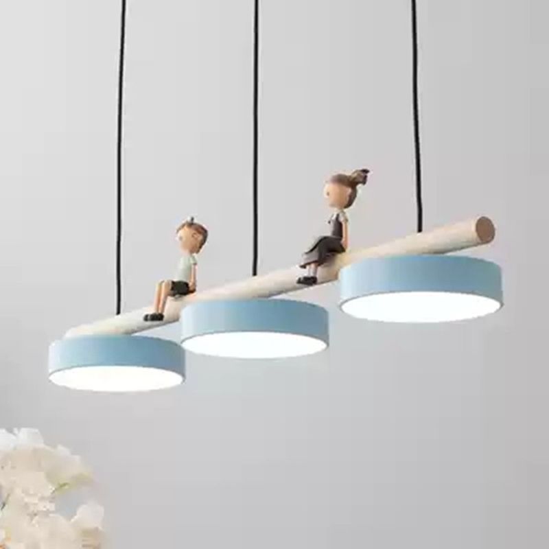 Circle Island Pendant LED Nordic Modern Modern Plafond Pendant Light for Dining Room