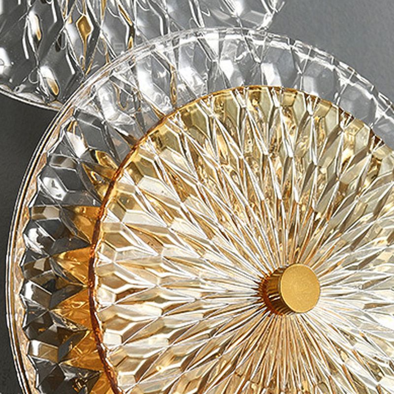 Accensione della parete di vetro postmoderna Vintage Vintage Vintage Postmodern per camera da letto