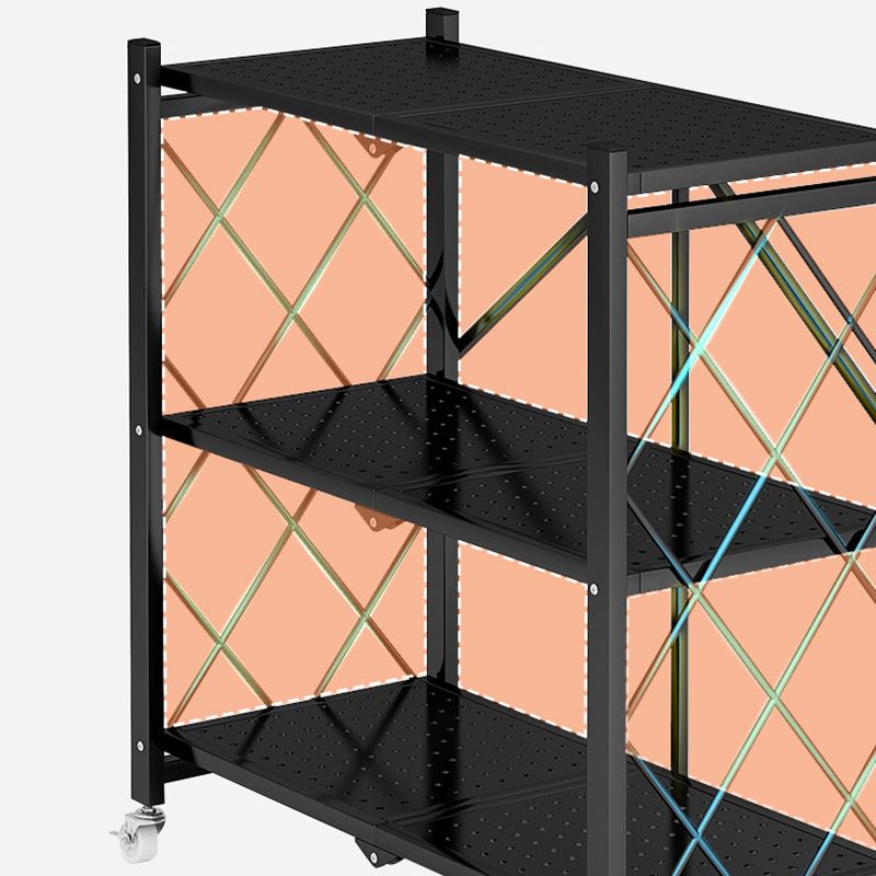 Metal Standard Bookcase Industrial Style Shelf for Home Office