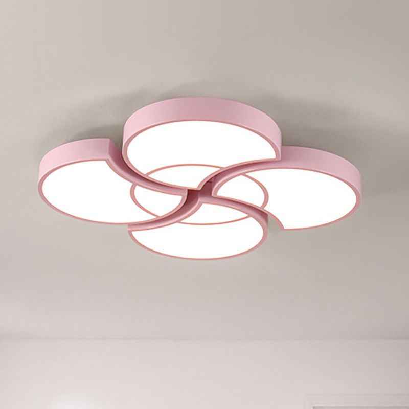 Blossom Mädchen Schlafzimmer Deckenlampe Acryl 4 Köpfe Schöne LED Deckenhalterung Licht