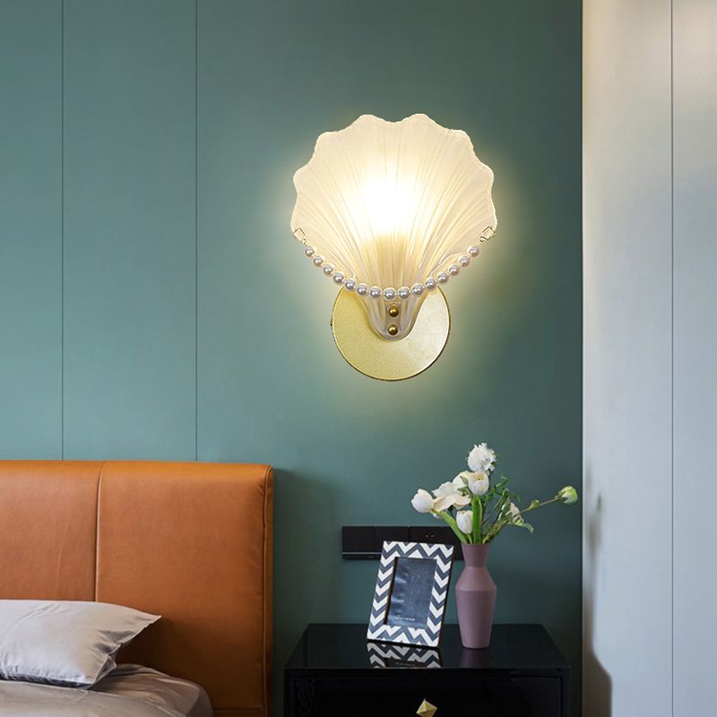 Modern Unique Wall Lamp Glass Wall Sconce Lighting for Bedroom