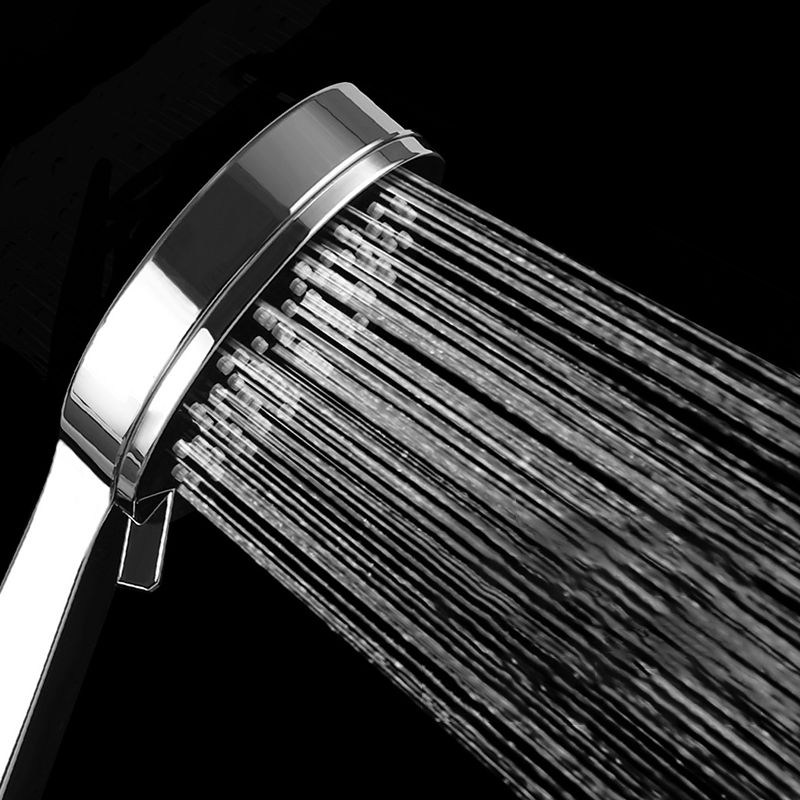 Contemporary Rain Fall Shower Head Combo Round Single Spray Shower Combo