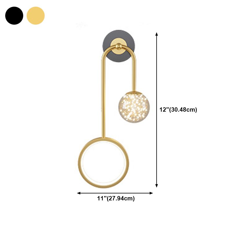 Geometry Shape Wall Lights Modern Style Glass 2-Light Wall Mount Lights